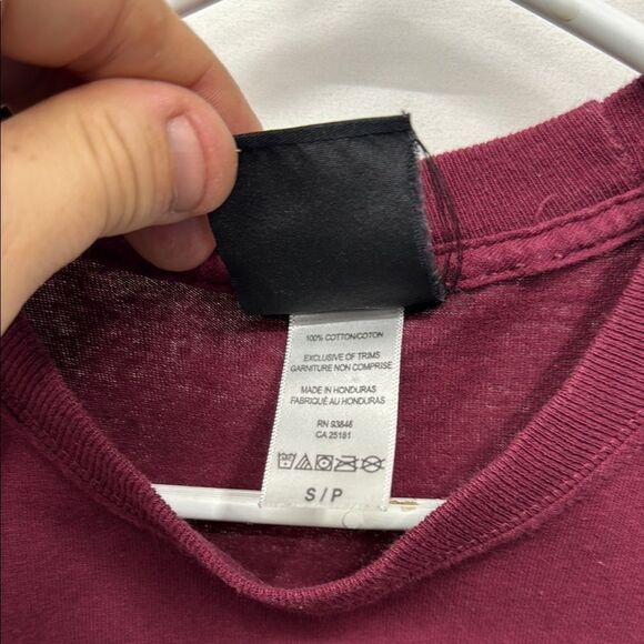 Thrasher Burgundy Tee with White Logo - Picture 3 of 3